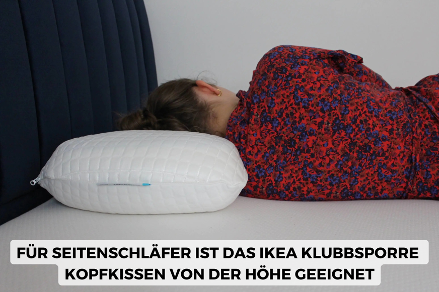 Klubbsporre IKEA Kissen Seitenschläfer